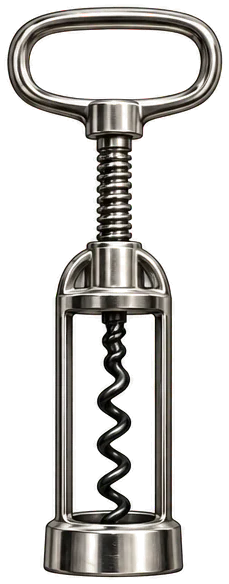 Le tire-bouchon à bouton / The button corkscrew