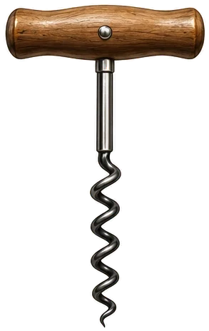 Le tire-bouchon en T / The T-handle corkscrew