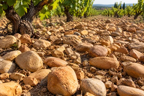 Galets roulés à Châteauneuf-du-Pape / Rounded pebbles at Châteauneuf-du-Pape